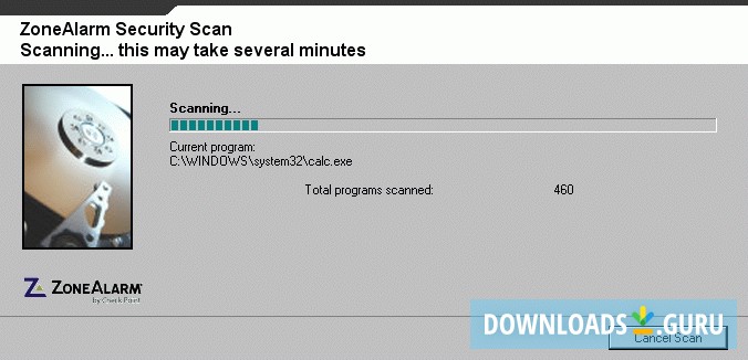 Scan window