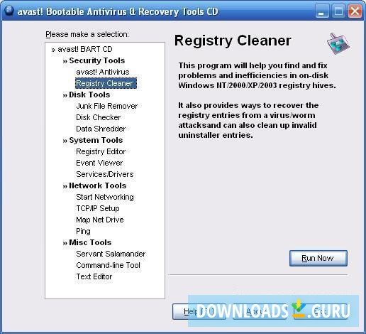 avast! BART CD Manager