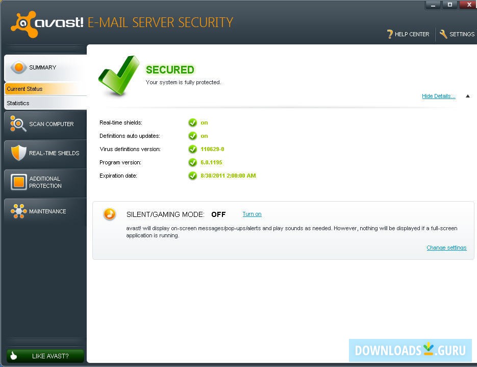 avast! Email Server Security