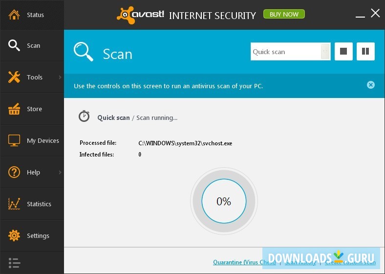 avast blocking network scanner