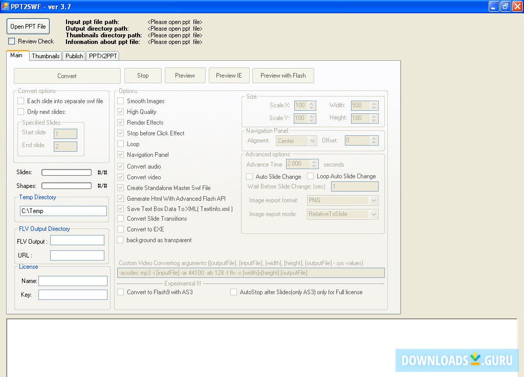 conaito PPT2Flash SDK