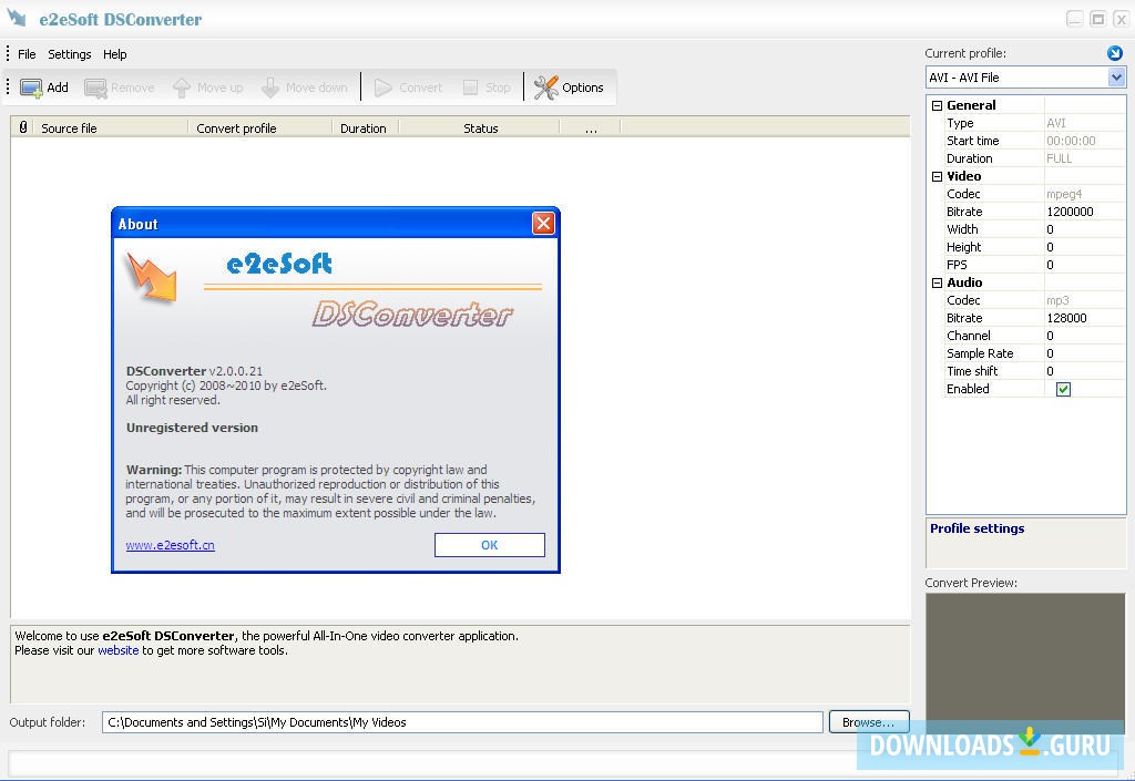 e2eSoft DSConverter