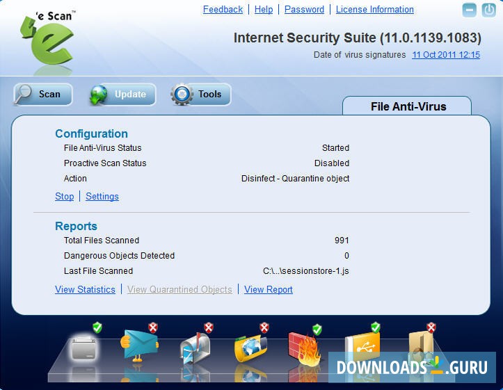 eScan Internet Security for Windows