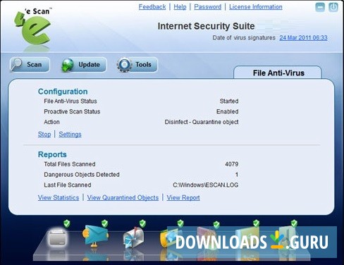 eScan Internet Security for Windows