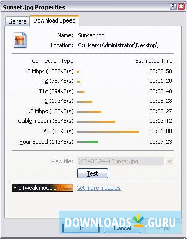 febooti fileTweak Download Speed