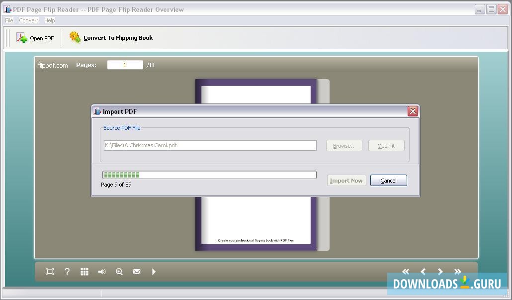 free PDF Page Flip Reader