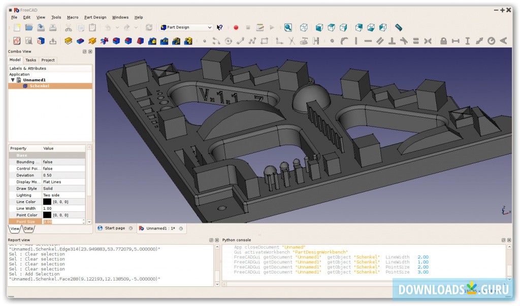 download the last version for windows FreeCAD 0.21.1
