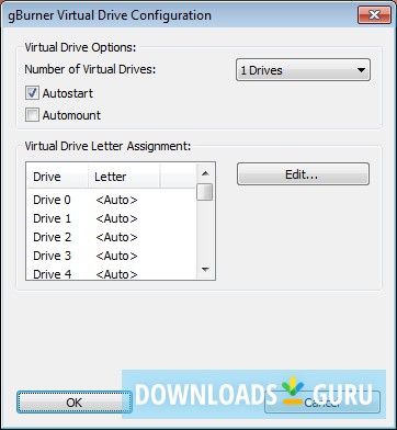 gBurner Virtual Drive