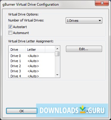 gBurner Virtual Drive