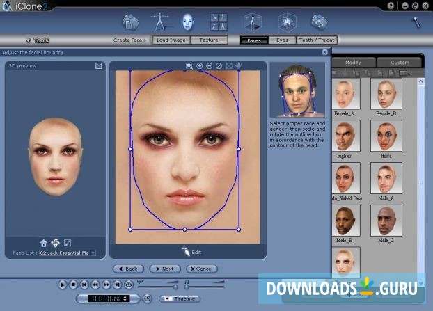 face creation