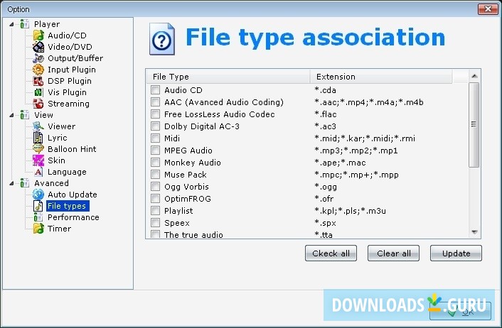 File Type Association