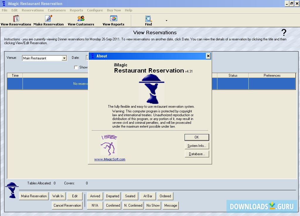 iMagic Restaurant Reservation