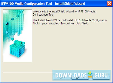 iPF9100 Media Configuration Tool