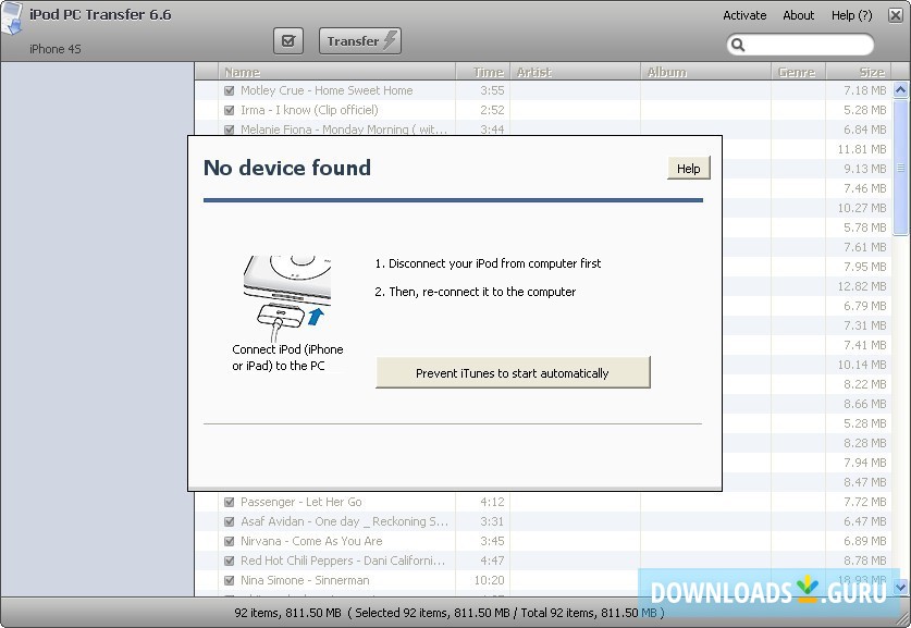 iPod PC Transfer