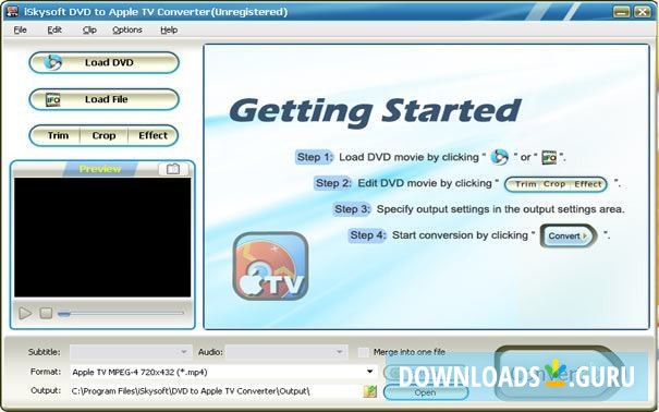 iSkysoft DVD to Apple TV Converter