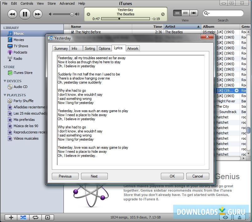iTunes Lyrics Importer
