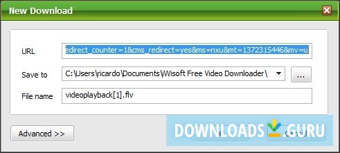 New Download Window