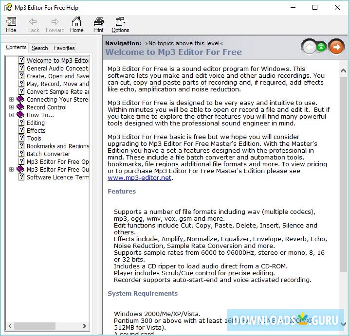 meMedia Mp3 Editor