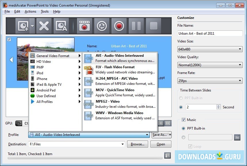 Input and Output Selection