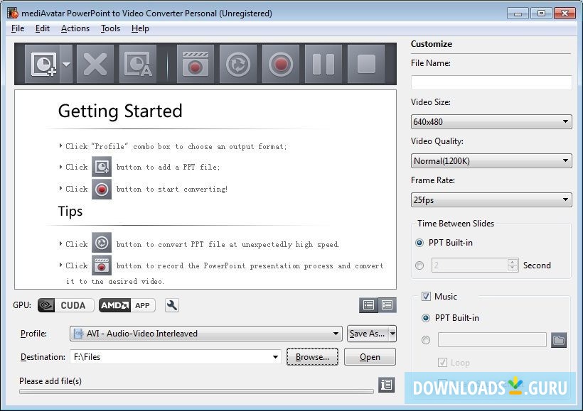 Main Interface