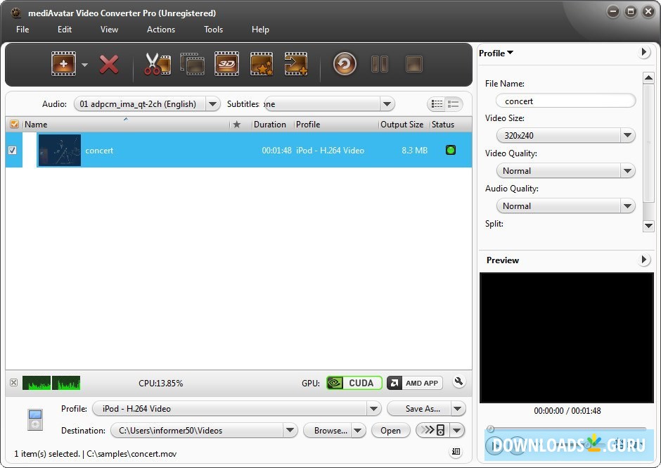 mediAvatar Video Converter Pro