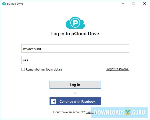 downloading from pcloud drive