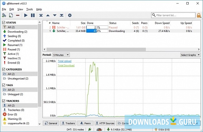 for windows download qBittorrent 4.5.4
