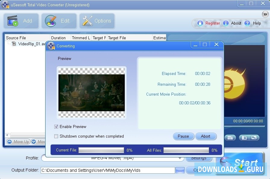 uSeesoft Total Video Converter