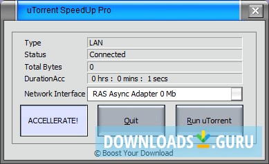 uTorrent SpeedUp Pro
