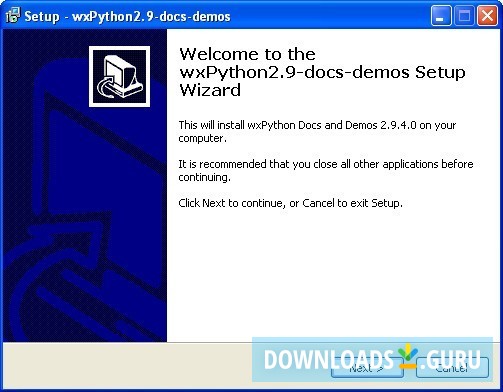 wxPython (unicode) for Python